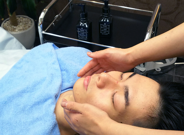 マッサージでリラックス